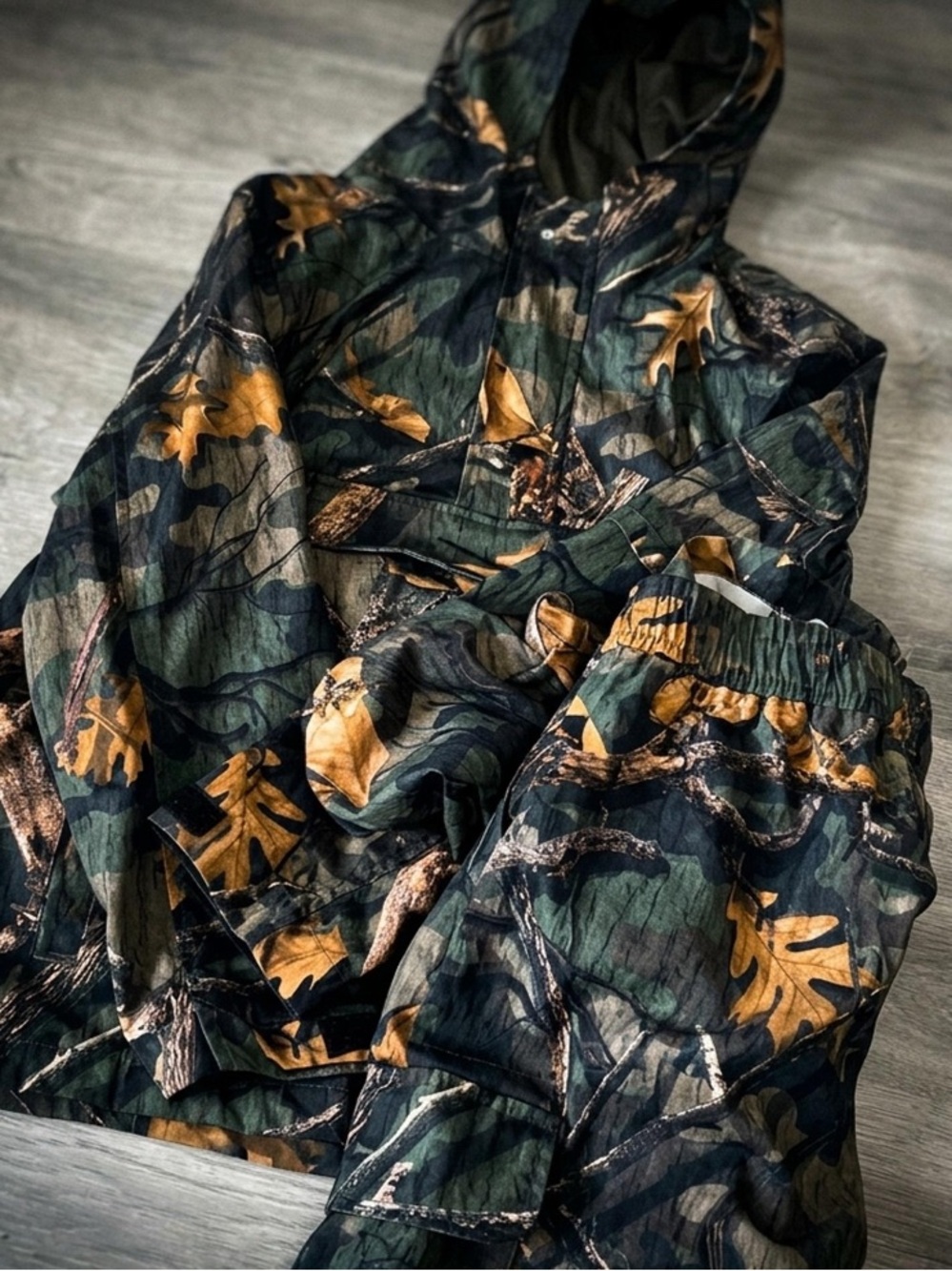 Camo teen/youth set comfy and leather Cool outfit set